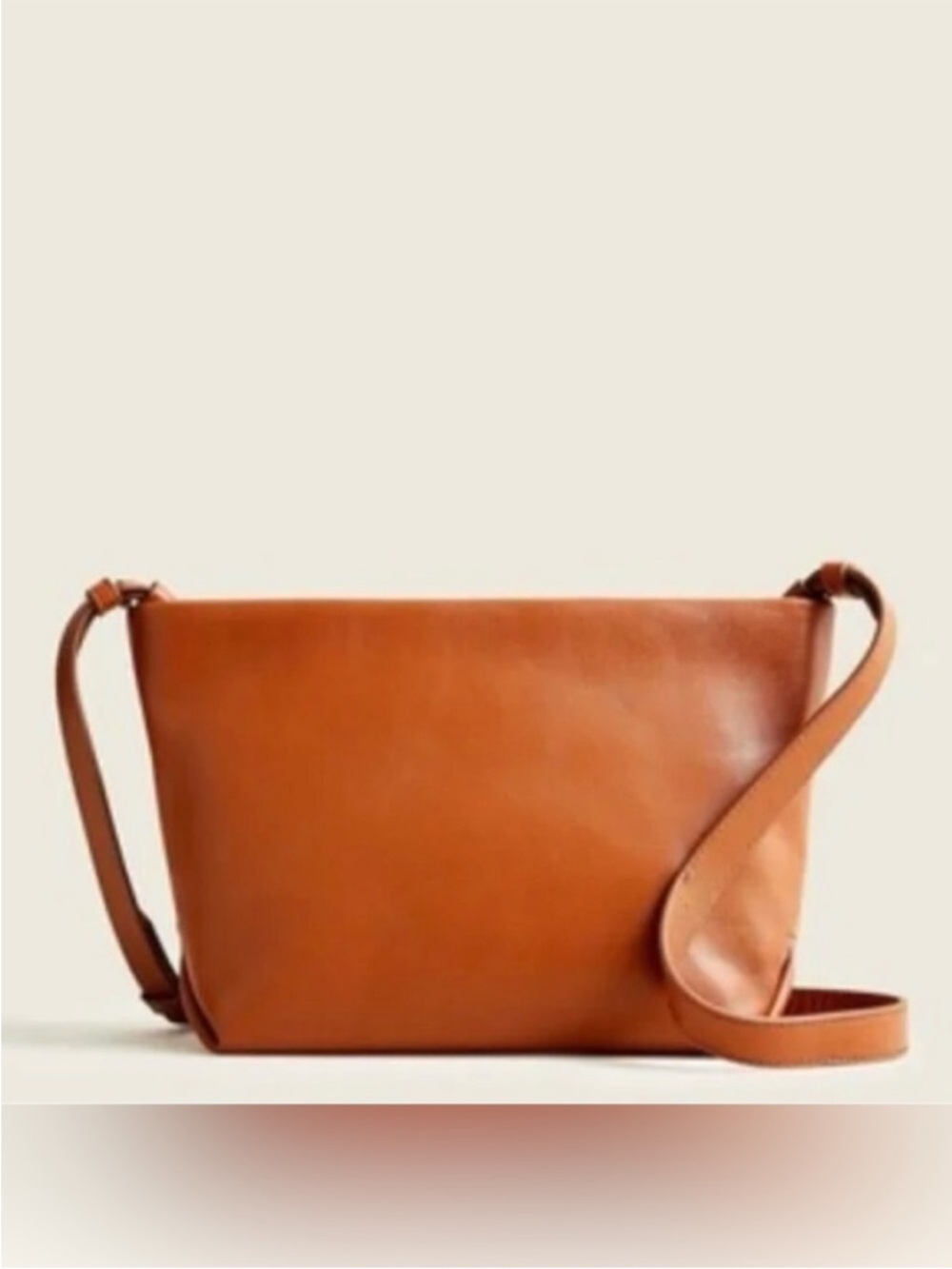 NWT NEW JCrew J Crew Oslo Soft Leather Crossbody Bag Purse Rich Oak Cross Body